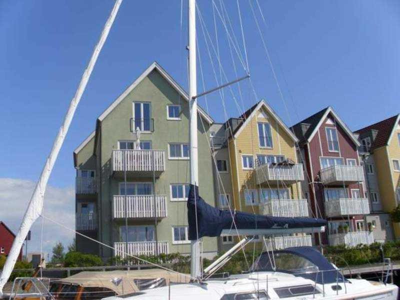 Ferienwohnung Marina Am Ryck Greifswald Dış mekan fotoğraf